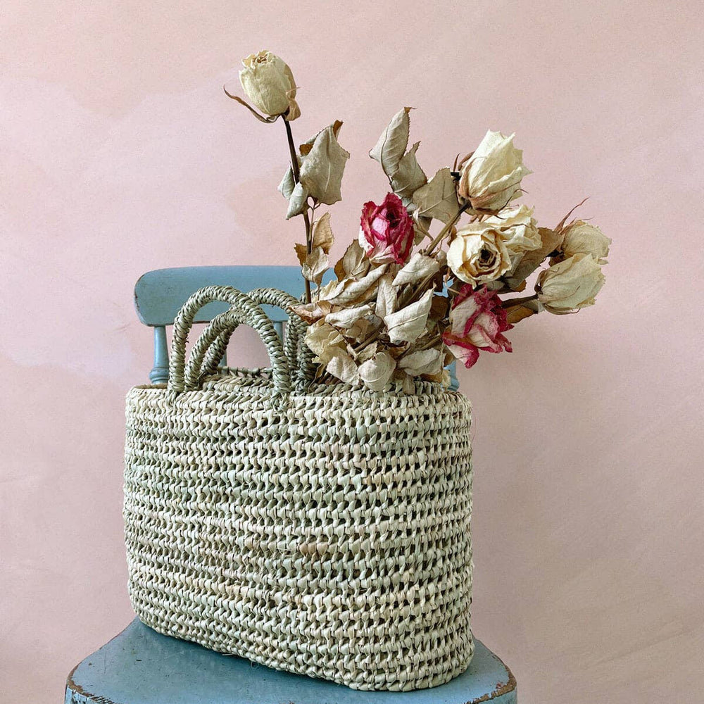 Bohemia Design - Oval Open Weave Nesting Baskets - Pink Pig