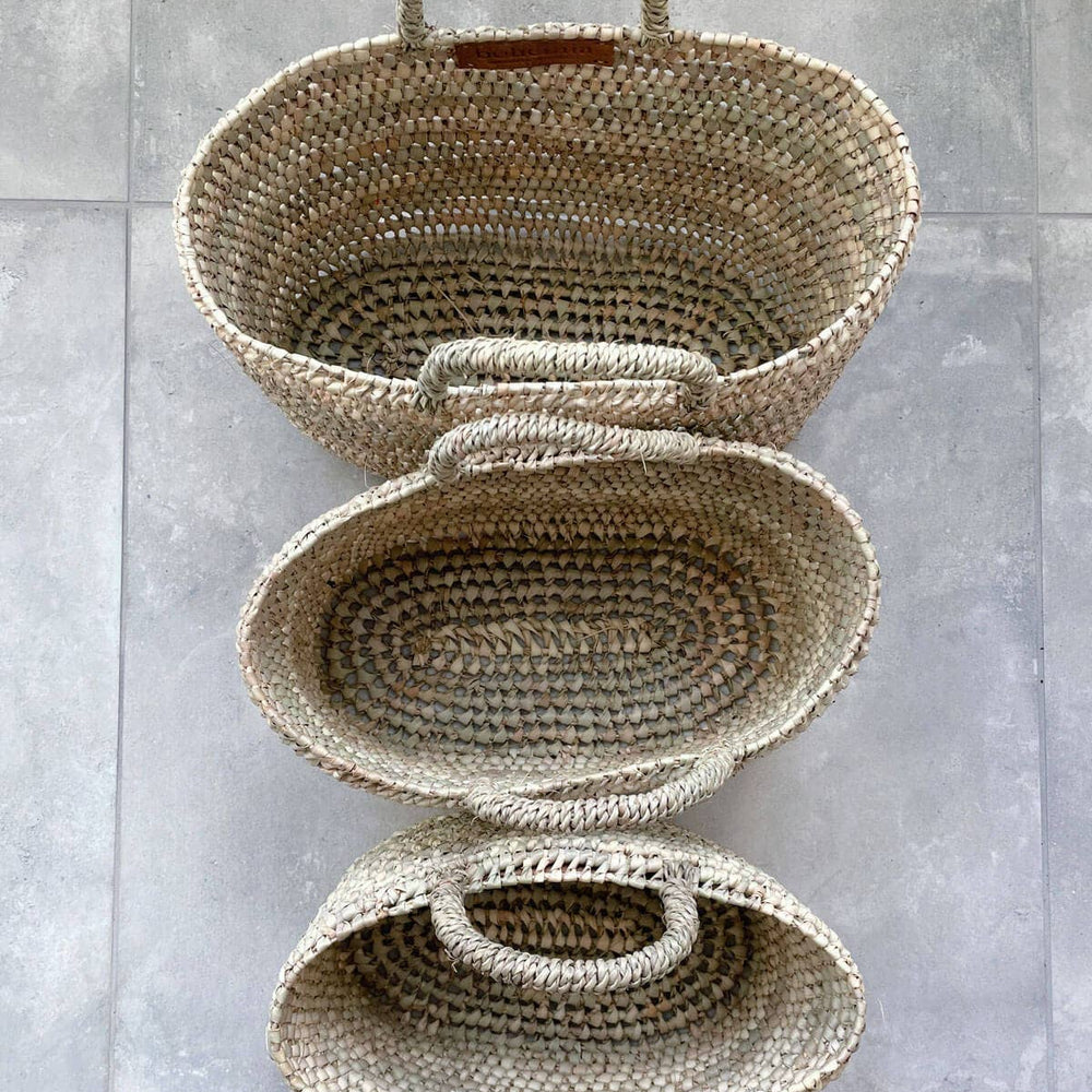 
                  
                    Bohemia Design - Oval Open Weave Nesting Baskets - Pink Pig
                  
                