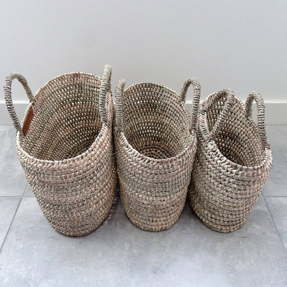 
                  
                    Bohemia Design - Oval Open Weave Nesting Baskets - Pink Pig
                  
                