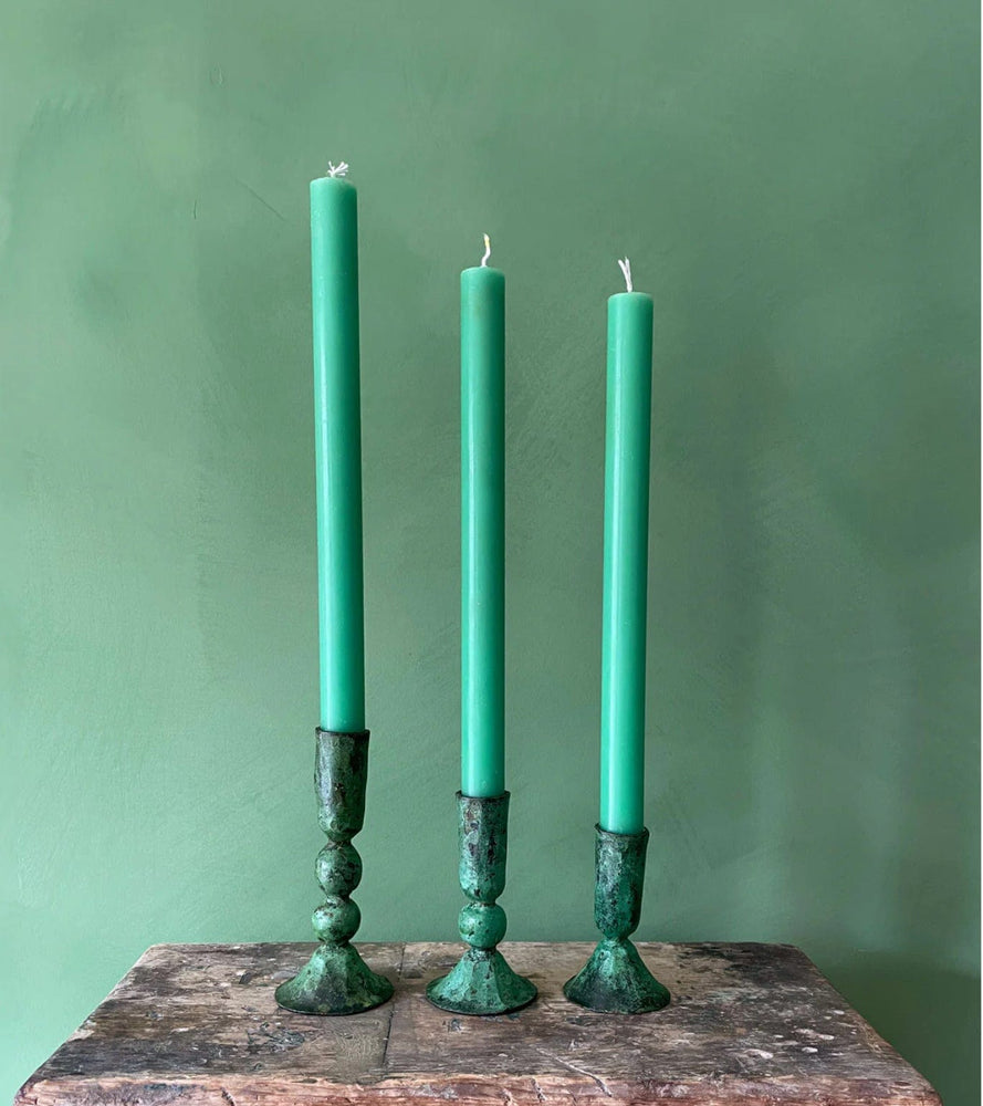 
                  
                    Verdigris Candle Holders - Pink Pig
                  
                