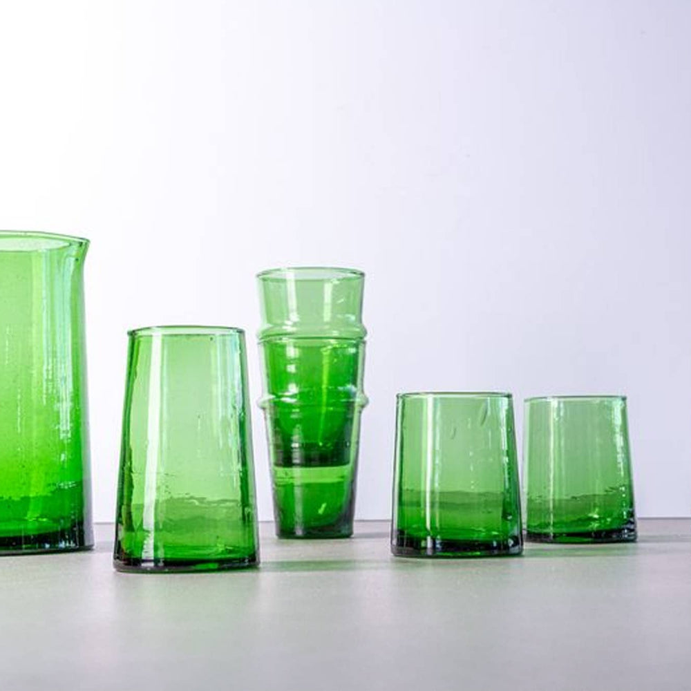 
                  
                    Verve Culture - Moroccan Cone Glassware Small - Green
                  
                