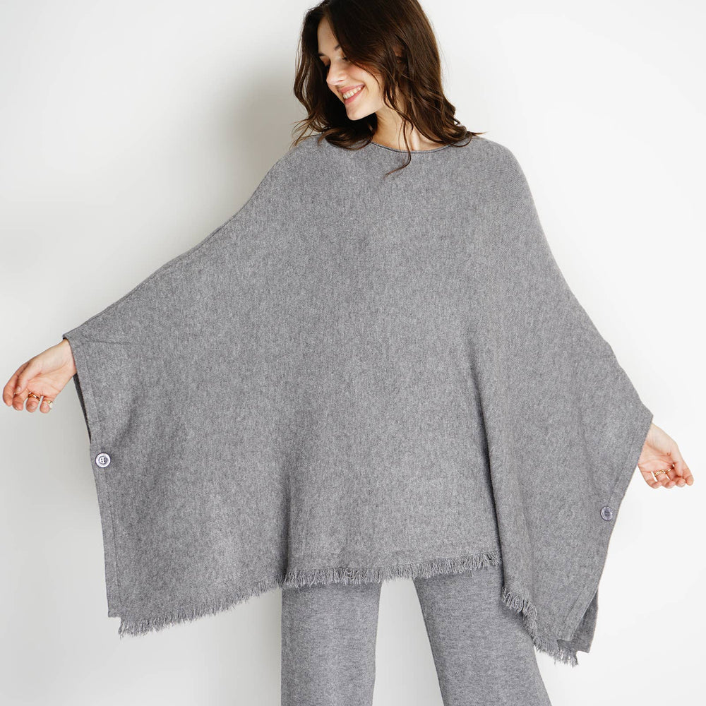 
                  
                    NOELINE - Oversized poncho sweater 25220 - Pink Pig
                  
                