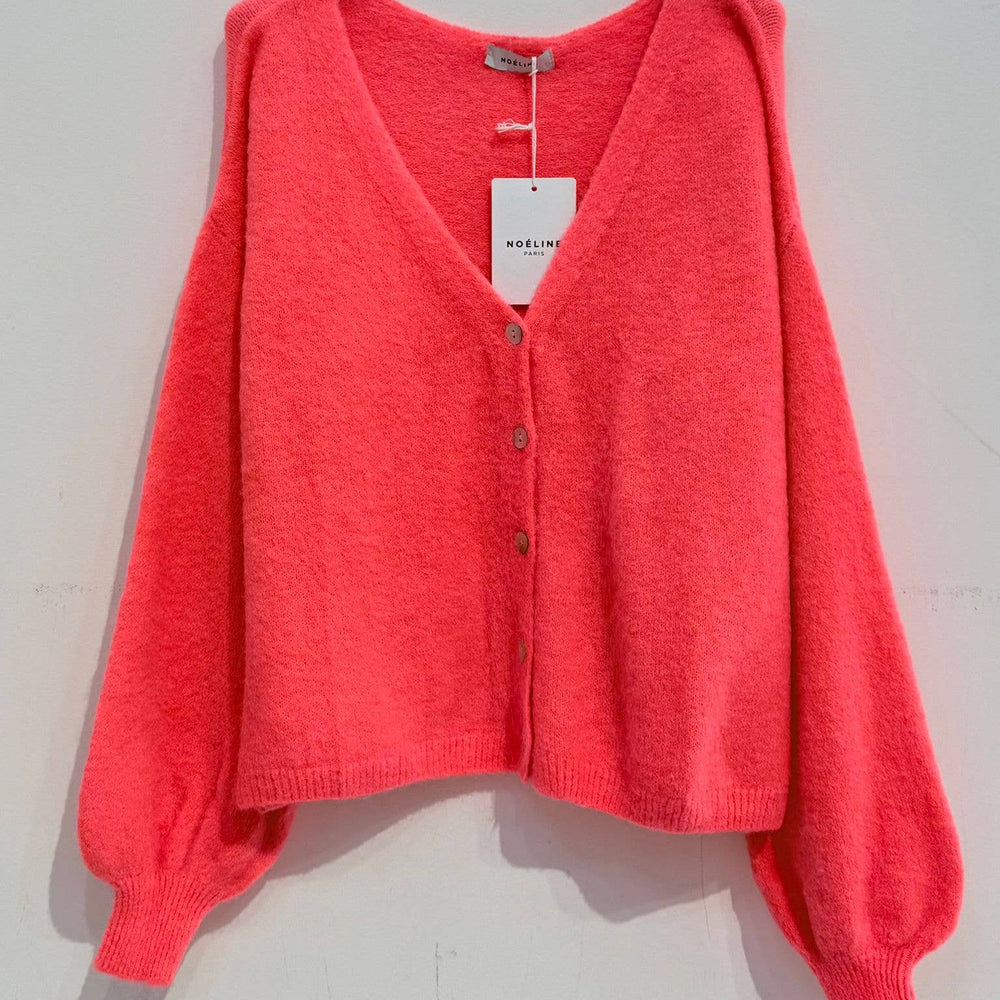 NOELINE - Superfine alpaca vest 7651 - Pink Pig