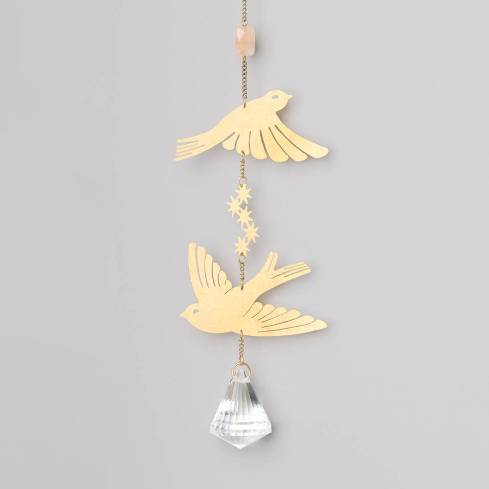 Scout Curated Wears - Suncatcher - Bird/Sunstone - Pink Pig