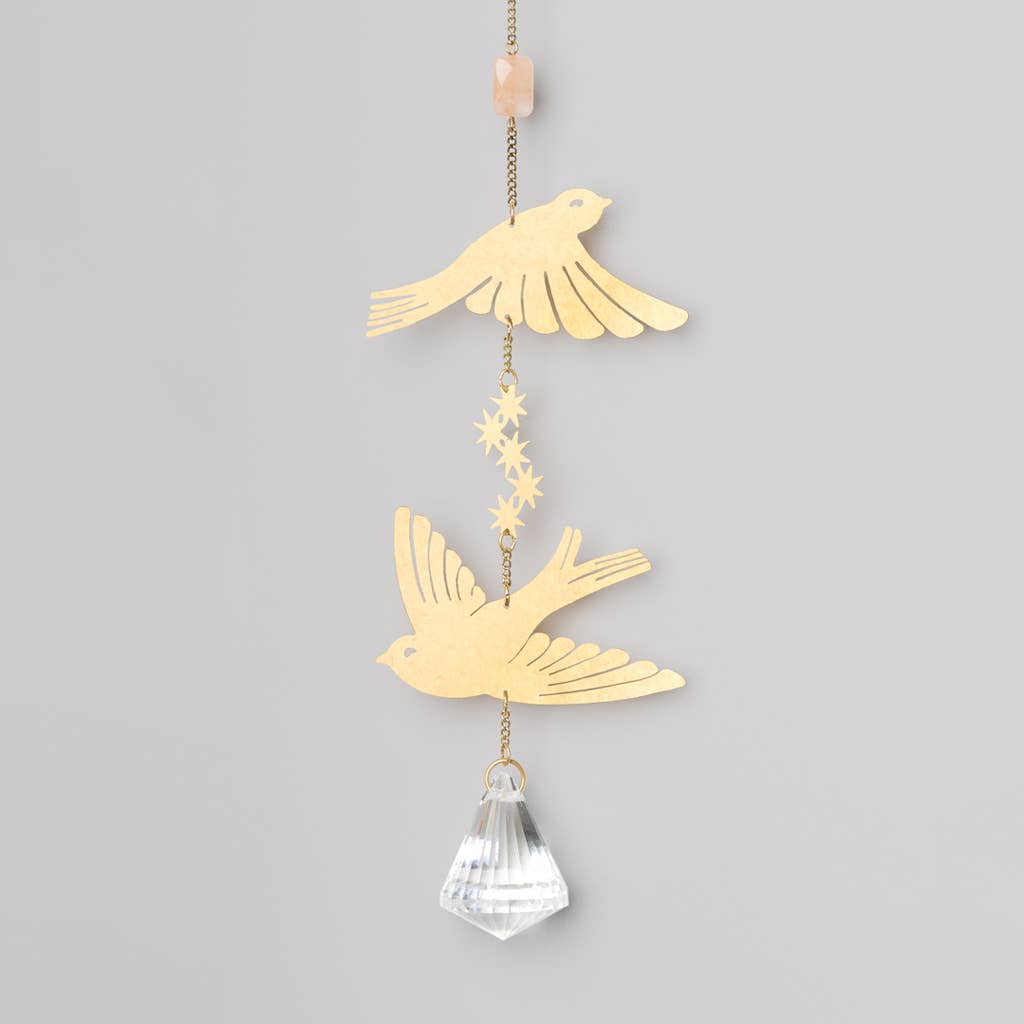 Scout Curated Wears - Suncatcher - Bird/Sunstone - Pink Pig