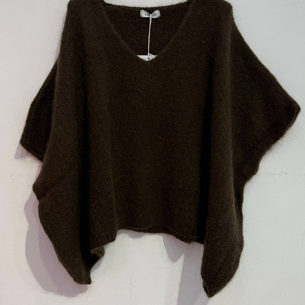 
                  
                    NOELINE - Mohair poncho sweater 7627 - Pink Pig
                  
                