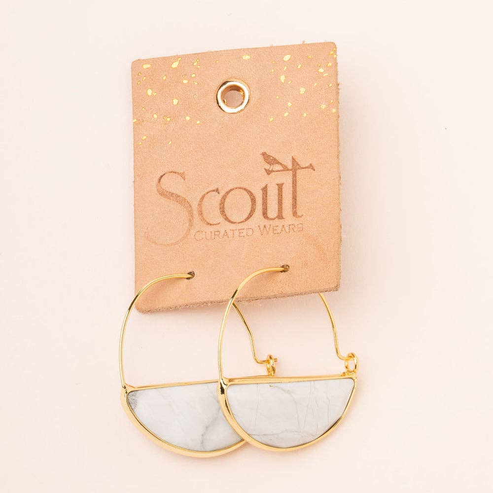 
                  
                    Scout Curated Wears - Stone Prism Hoop - Black Spinel/Gold Scout Curated Wears
                  
                
