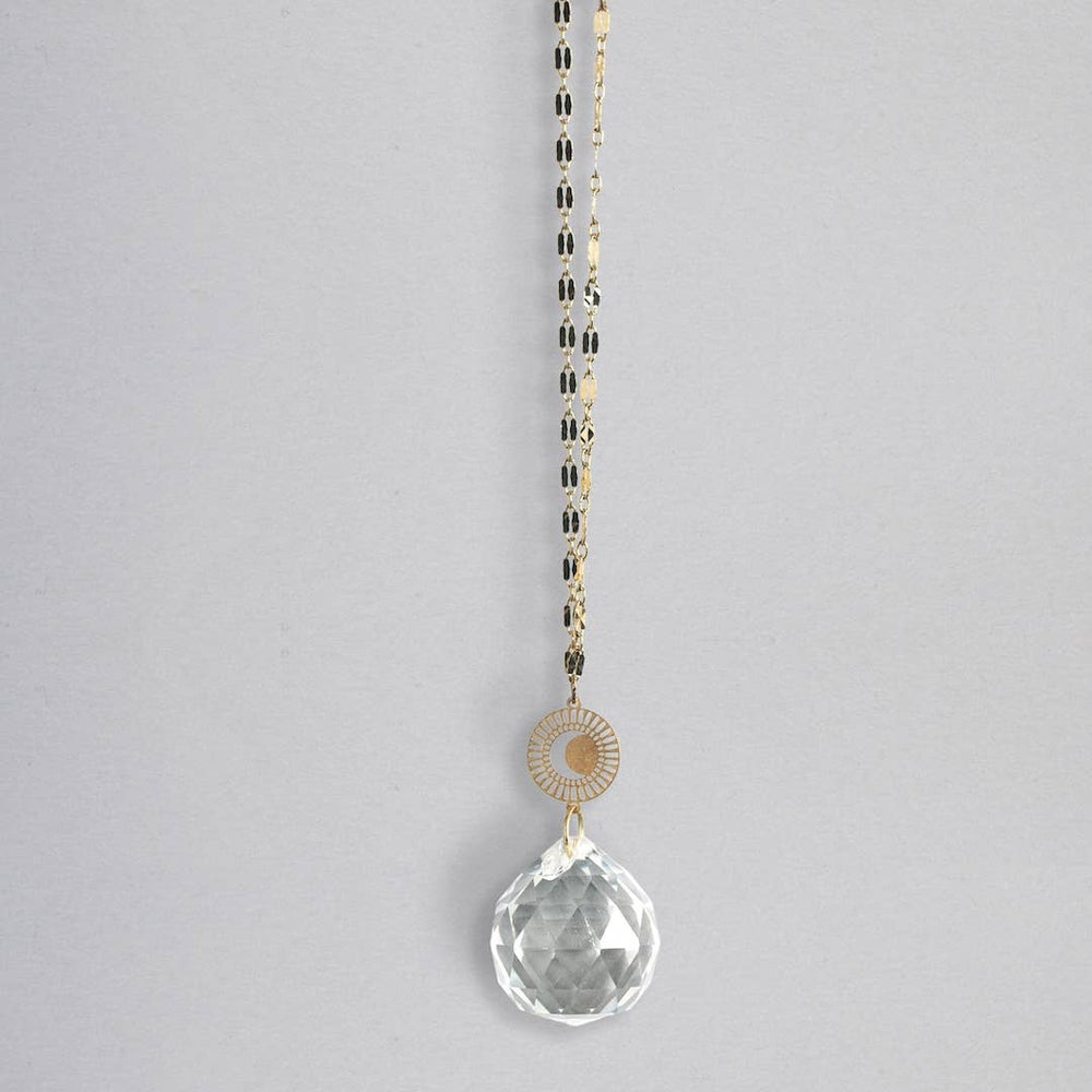 Scout Curated Wears - Pocket Suncatcher - Radiating Moon - Pink Pig