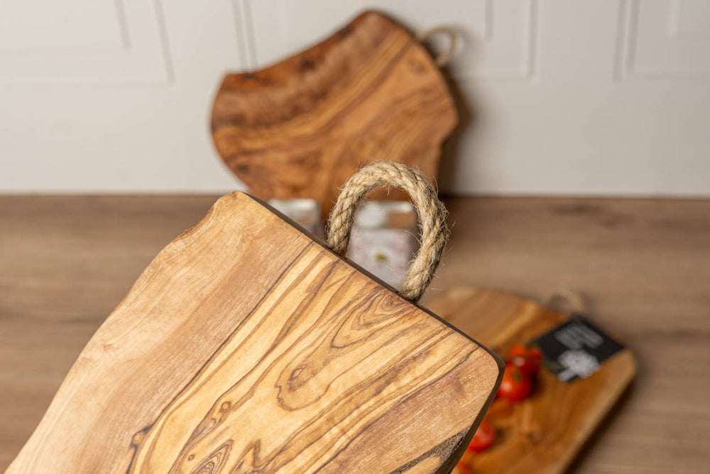 
                  
                    Verve Culture - Italian Olivewood Charcuterie and Cheese Board - Rope Handle
                  
                