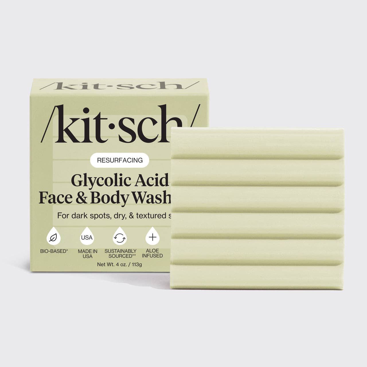 KITSCH - Glycolic Acid Exfoliating Face and Body Wash KITSCH