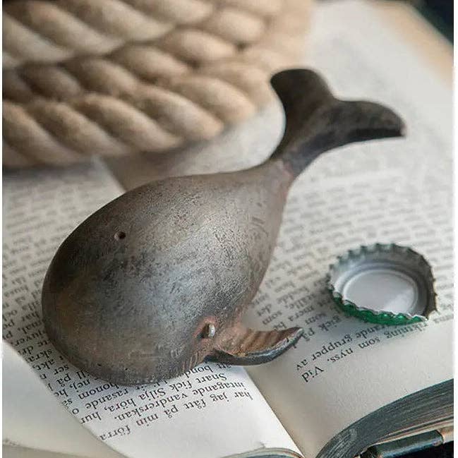 Vagabond Vintage - Pewter Whale Bottle Opener Vagabond Vintage