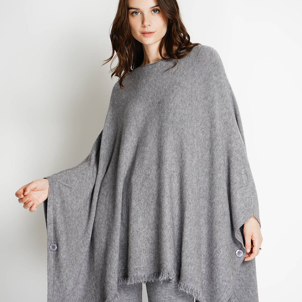 
                  
                    NOELINE - Oversized poncho sweater 25220 - Pink Pig
                  
                