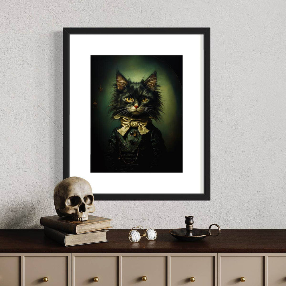 
                  
                    Salty Alyce - Gentleman Cat Vintage Portrait Wall Art.
                  
                