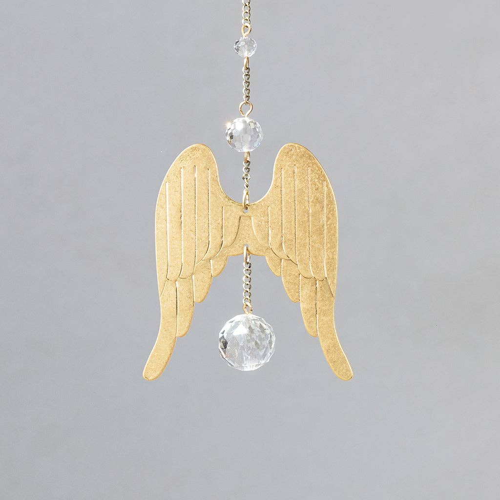 Scout Curated Wears - Mini Suncatcher - Wings/Protection - Pink Pig