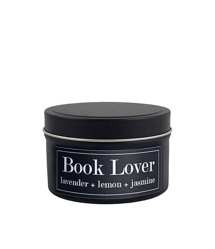 Fly Paper Products - Book Lover Lavender + Cotton 4oz Soy Candle - Pink Pig