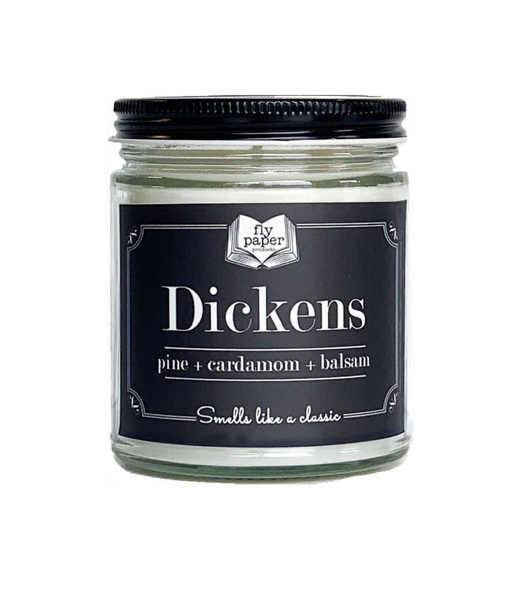 Fly Paper Products - Dickens Literary 9oz Soy Candle - Pink Pig