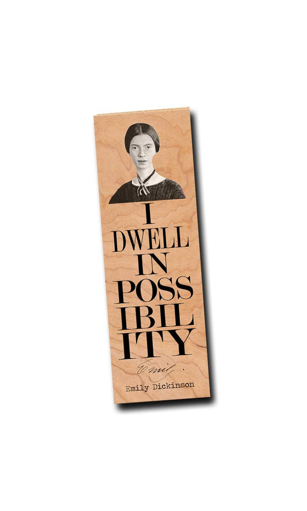 
                  
                    Fly Paper Products - Emily Dickinson "I Dwell in Possibility" Literary Bookmark - Pink Pig
                  
                