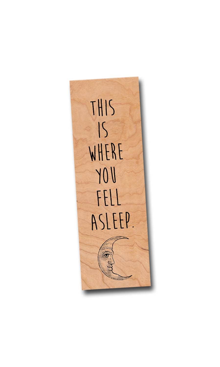 
                  
                    Fly Paper Products - This Is Where You Fall Asleep Bookmark - Pink Pig
                  
                