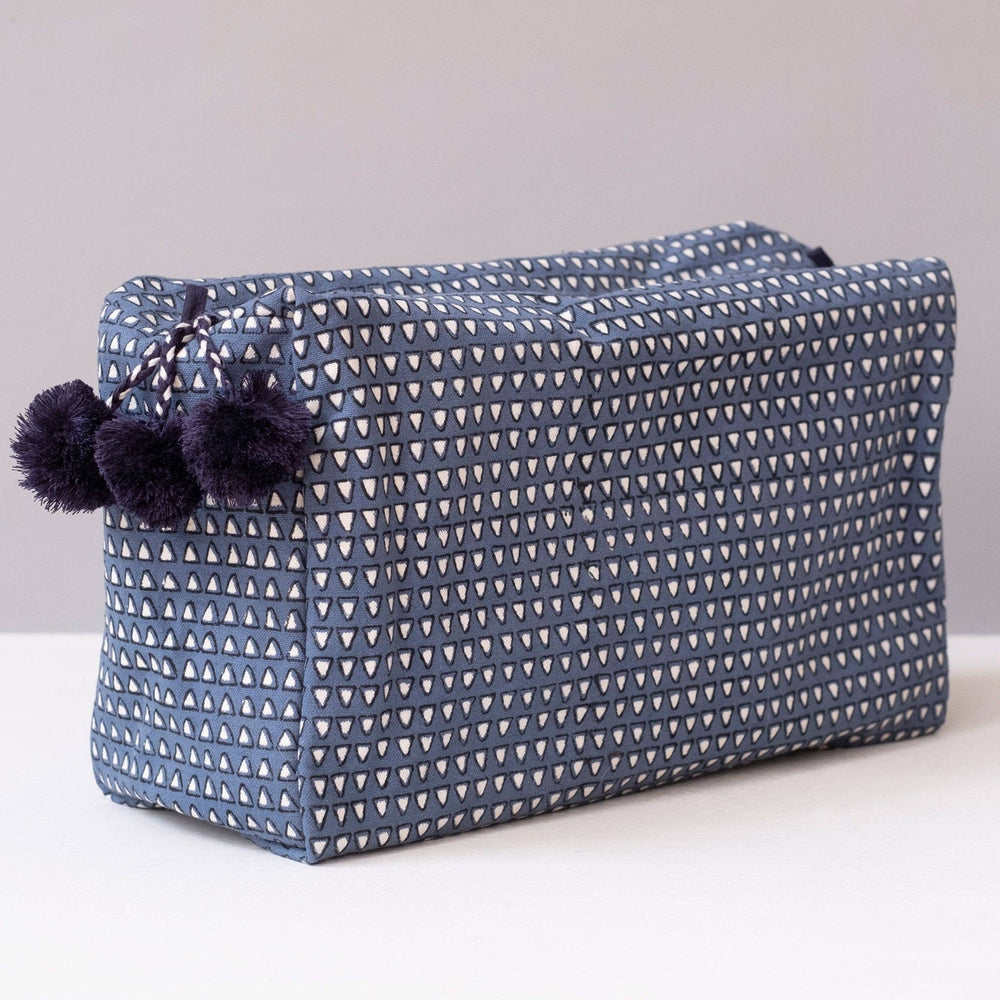 Graymarket Design - Taribe Blue Toiletry Bag - Pink Pig