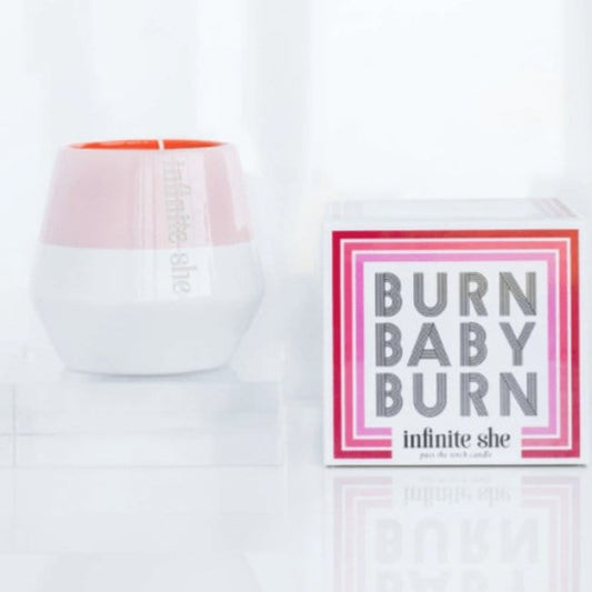 Burn Baby Burn Ceramic Candle - Pink Pig