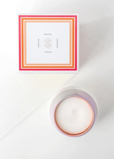 Find Your Fire Ceramic Candle - Pink Pig