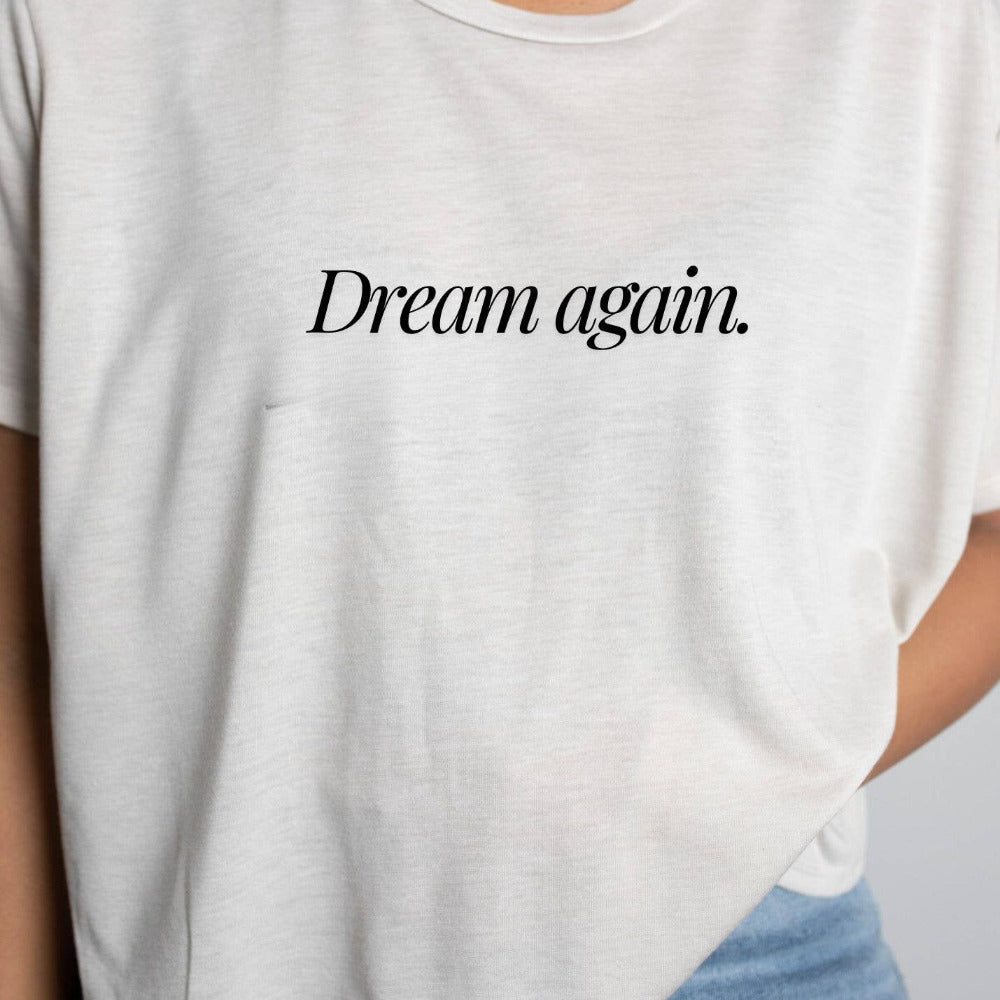 Know Purpose - Dream Again Tee - Pink Pig