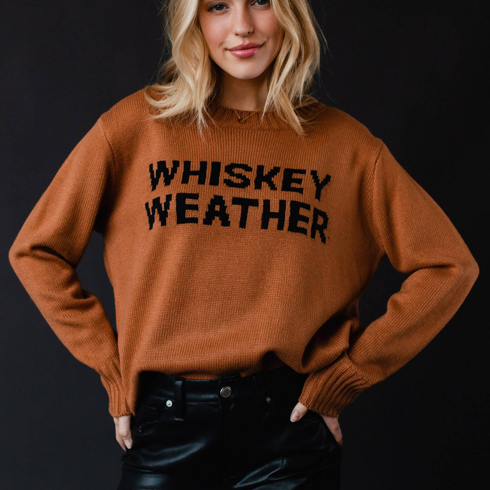 
                  
                    Panache Apparel Co. - Brown Whiskey Weather Sweater - Pink Pig
                  
                