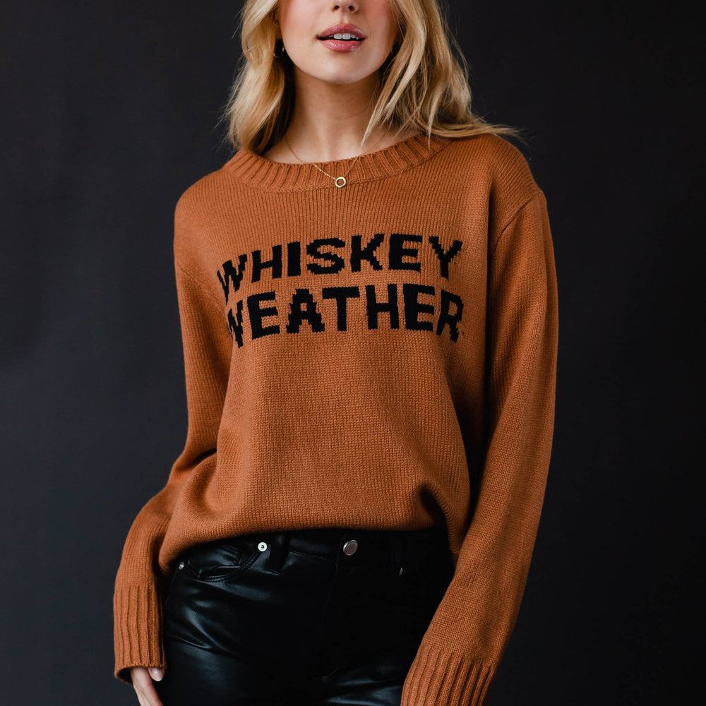 
                  
                    Panache Apparel Co. - Brown Whiskey Weather Sweater - Pink Pig
                  
                