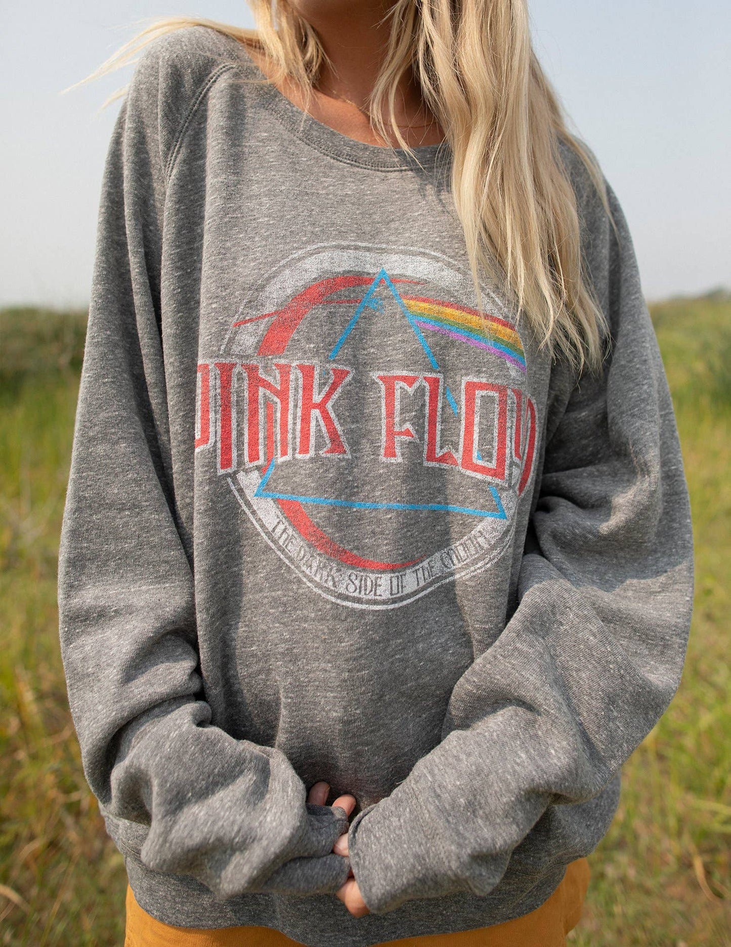 People Of Leisure - Pink Floyd Oversized Sweatshirt - Pink Pig