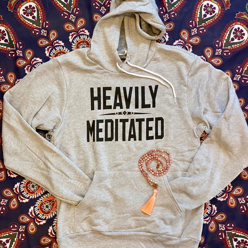 Heavily Meditated Hoodies - Pink Pig