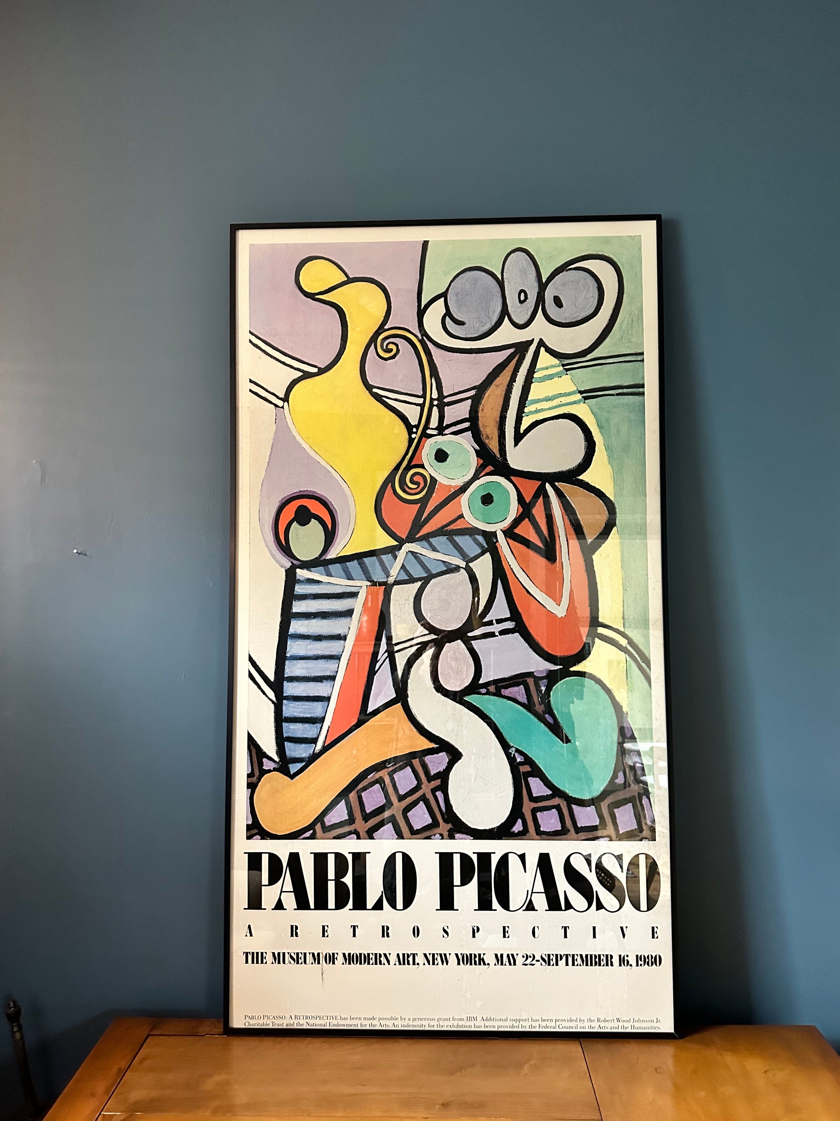 Original 1980 Museum of Modern Art Picasso Poster