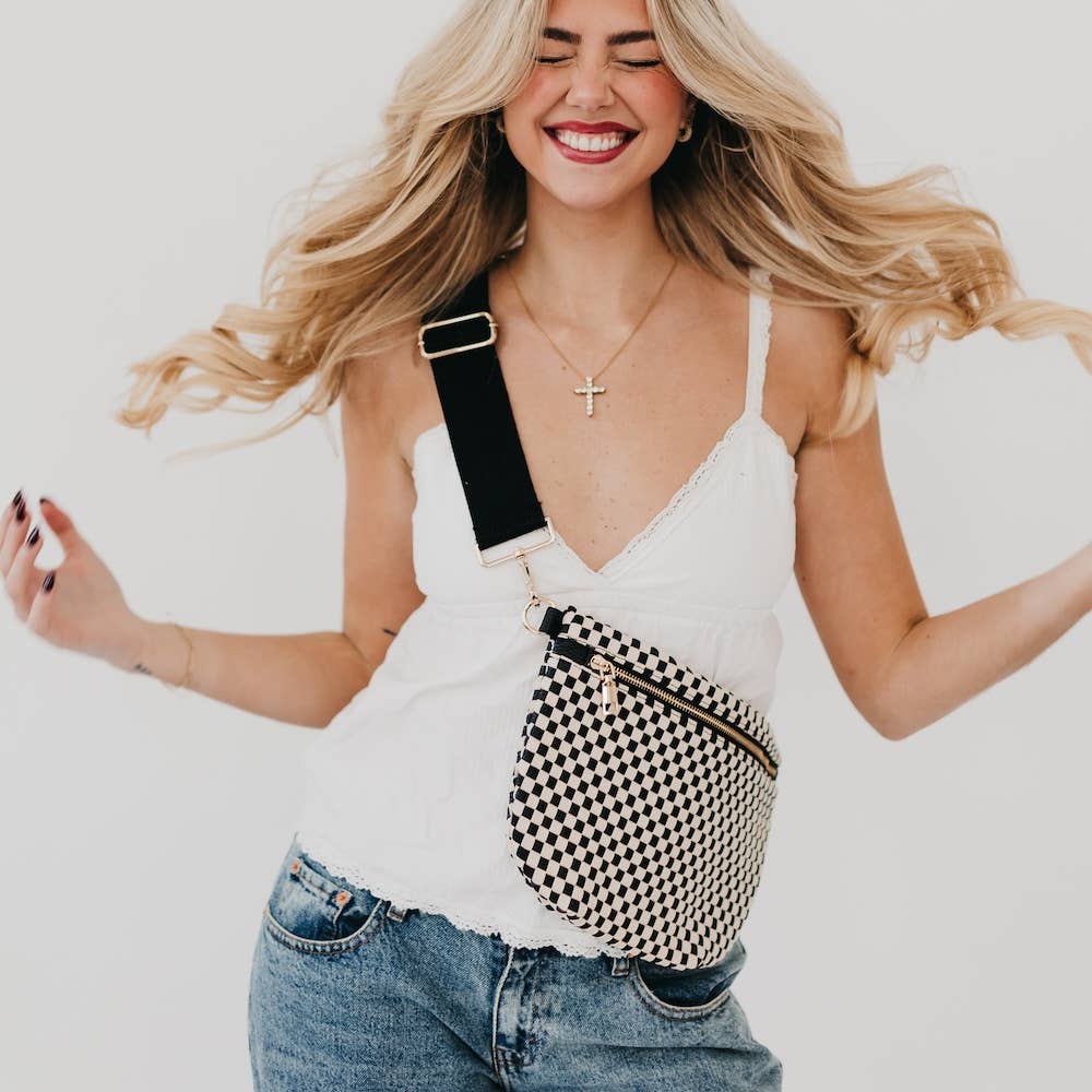 
                  
                    Pretty Simple - Westlyn Woven Bum Bag - Pink Pig
                  
                