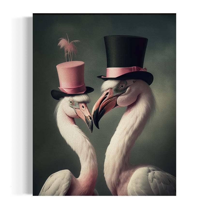 
                  
                    Salty Alyce - Victorian Flamingo Birds  Wall Decor - Pink Pig
                  
                
