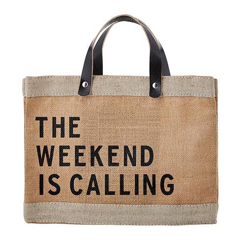 Mini Market Tote - Weekend - Pink Pig