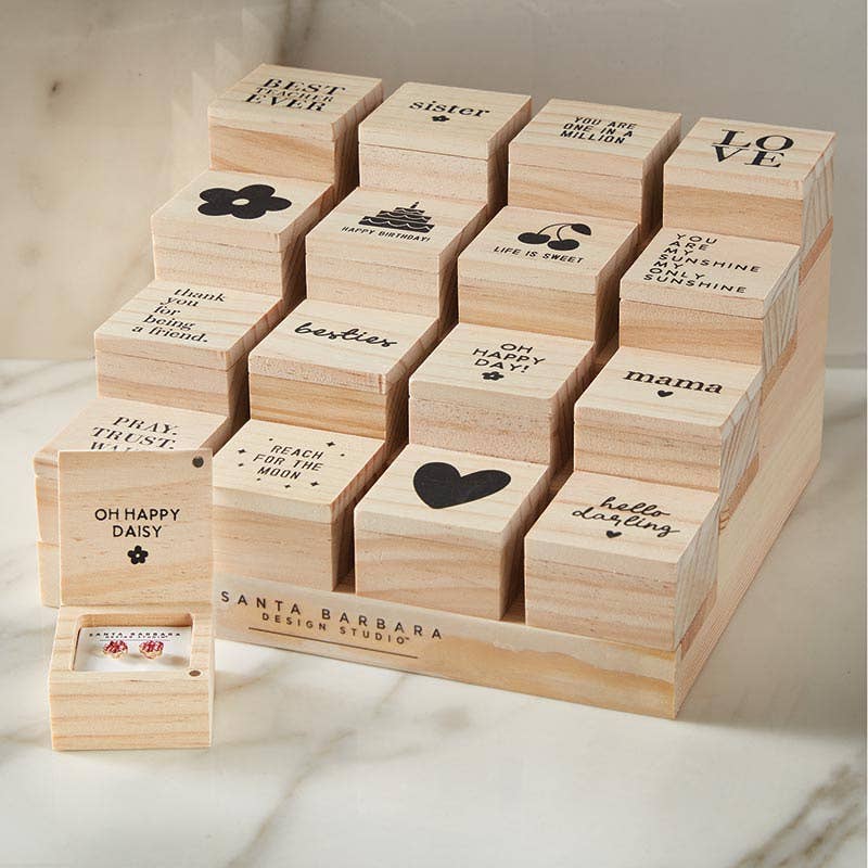
                  
                    Santa Barbara Design Studio by Creative Brands - Treasure Box Earrings - Best Teacher Ever - Pink Pig
                  
                