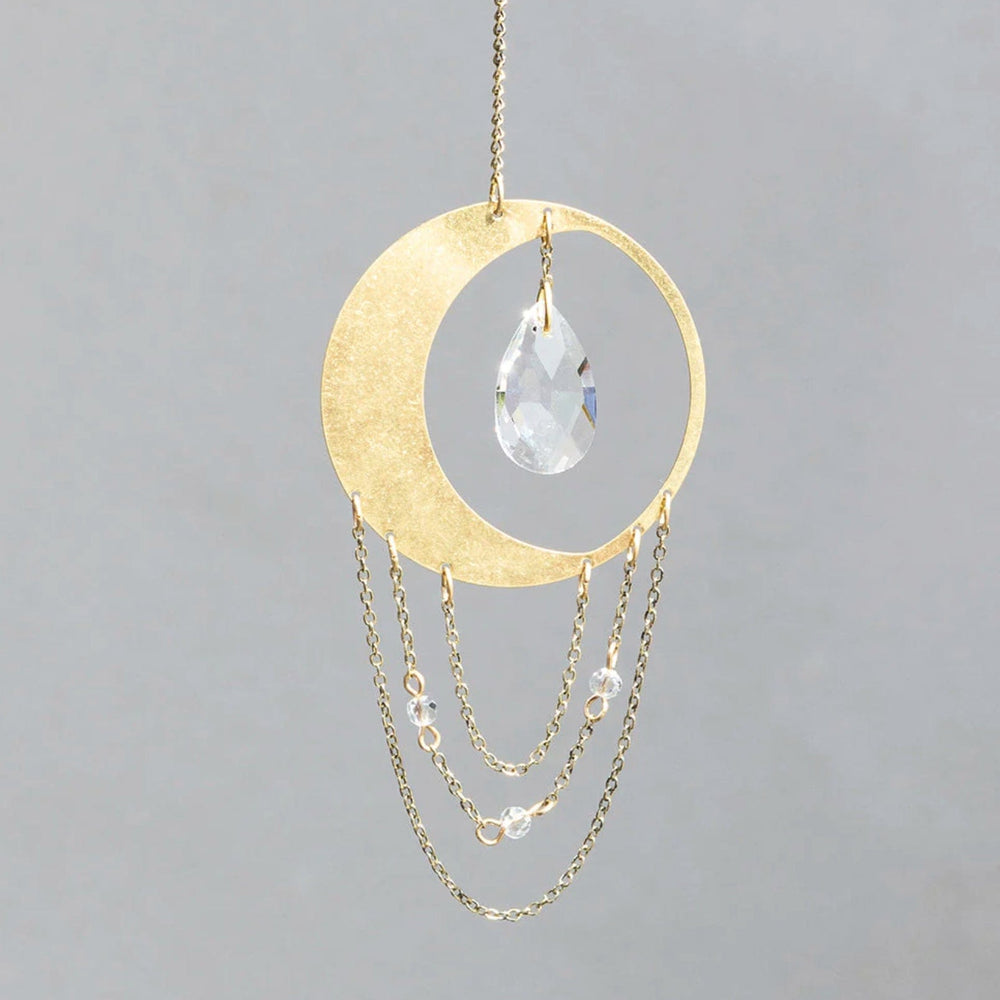 
                  
                    Mini Suncatcher - Crescent Moon|Balance - Pink Pig
                  
                