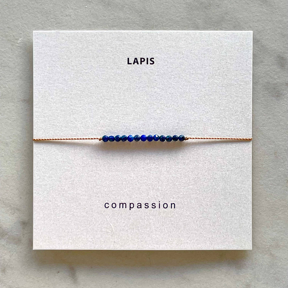 
                  
                    Soulsilk - Lapis Lazuli Bracelet- Compassion - Pink Pig
                  
                