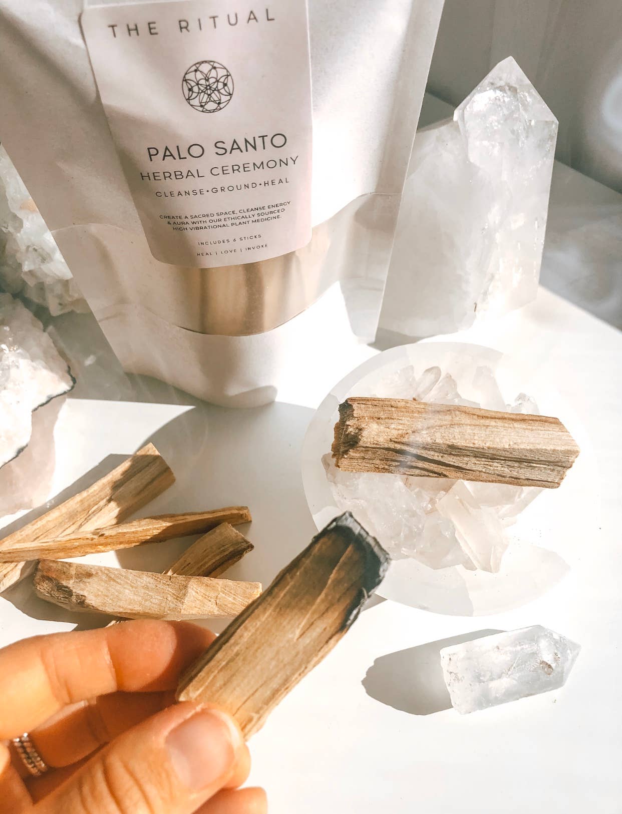 PALO SANTO CLEANSING STICKS - Pink Pig