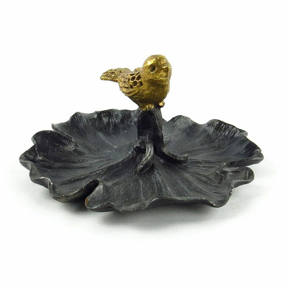 
                  
                    Vagabond Vintage - Pewter Bird Jewelry Tray - Pink Pig
                  
                