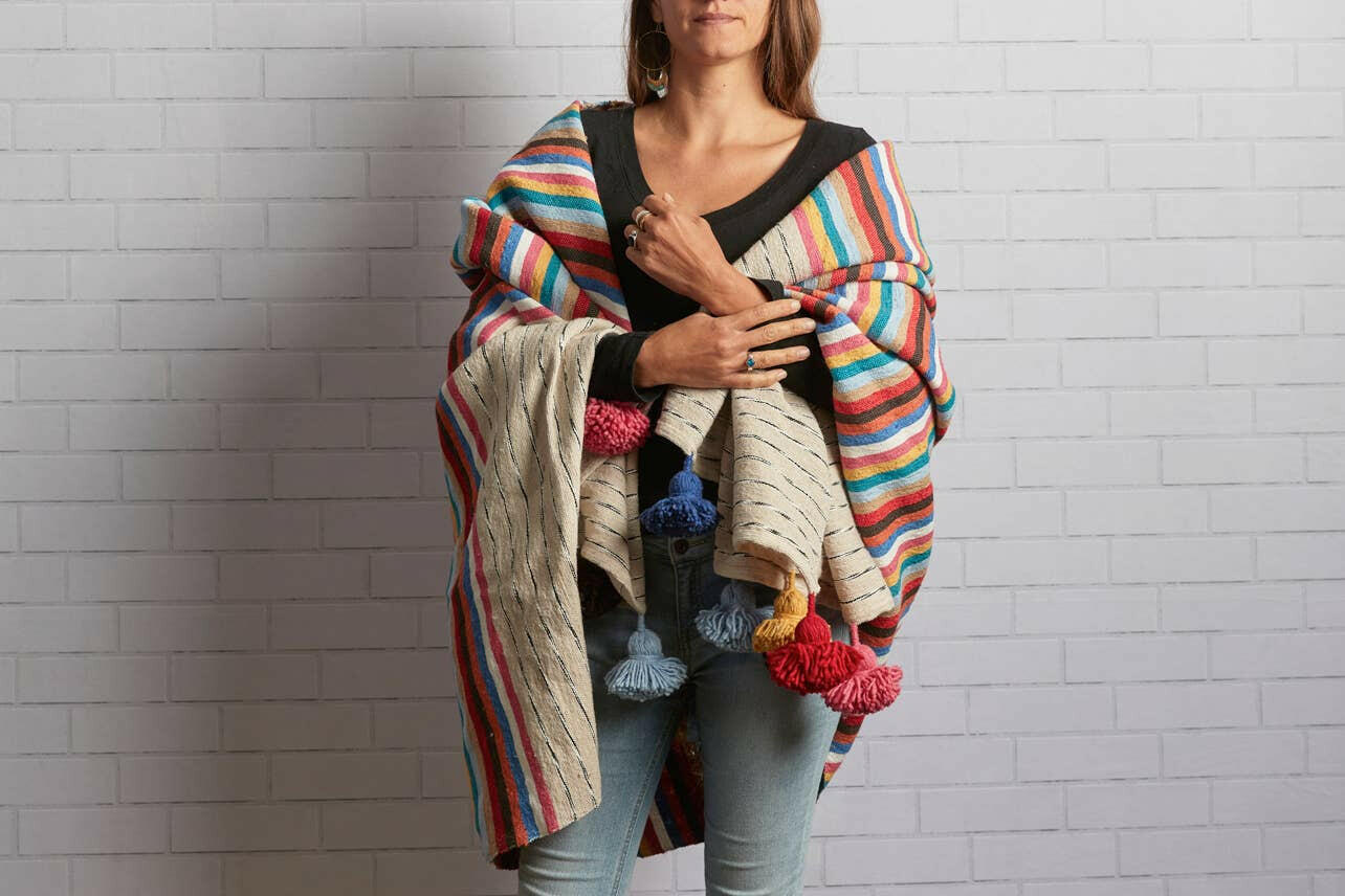 Verve Culture Moroccan Tassel Blanket - Thumbnail 5