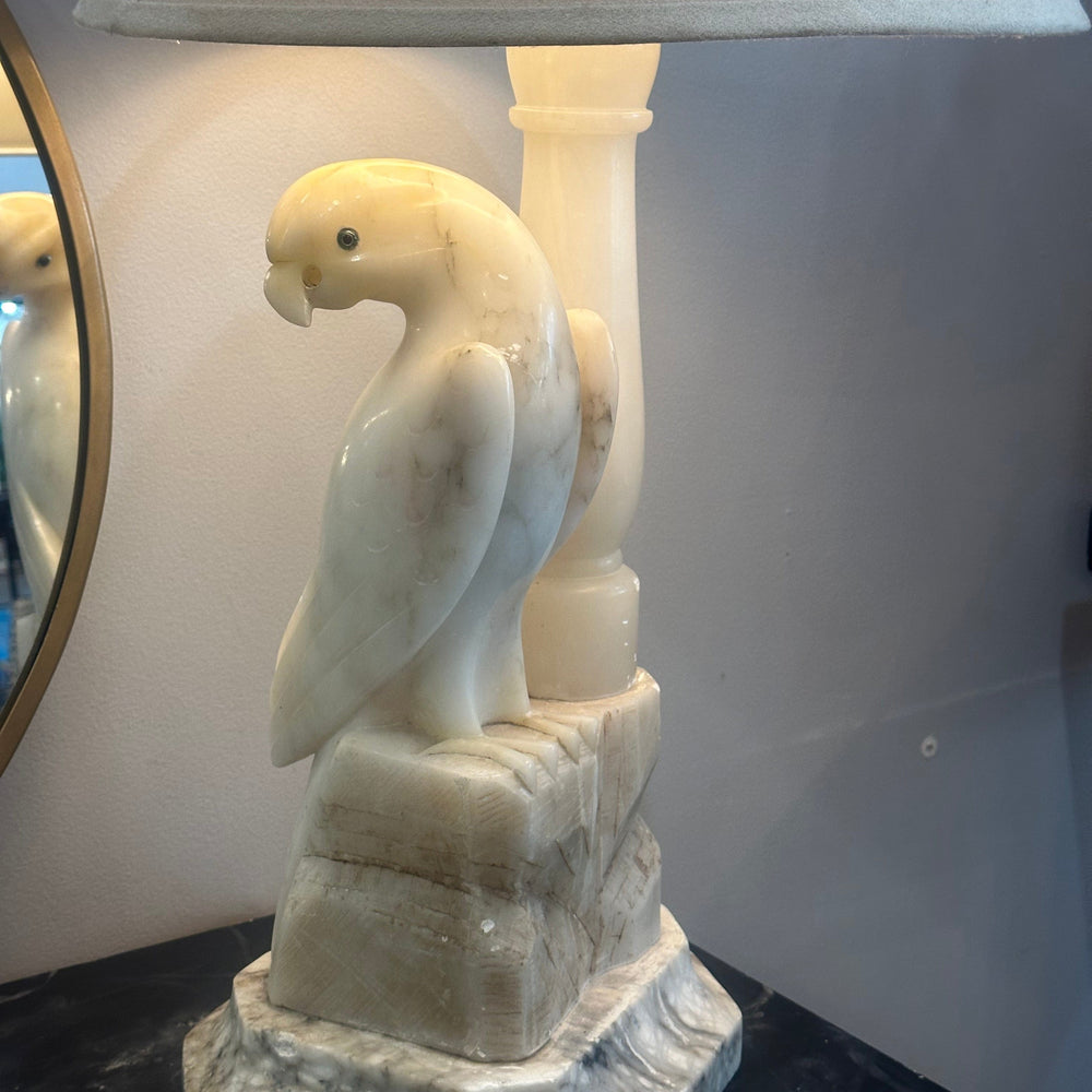 
                  
                    Alabaster Bird Lamp - Pink Pig
                  
                