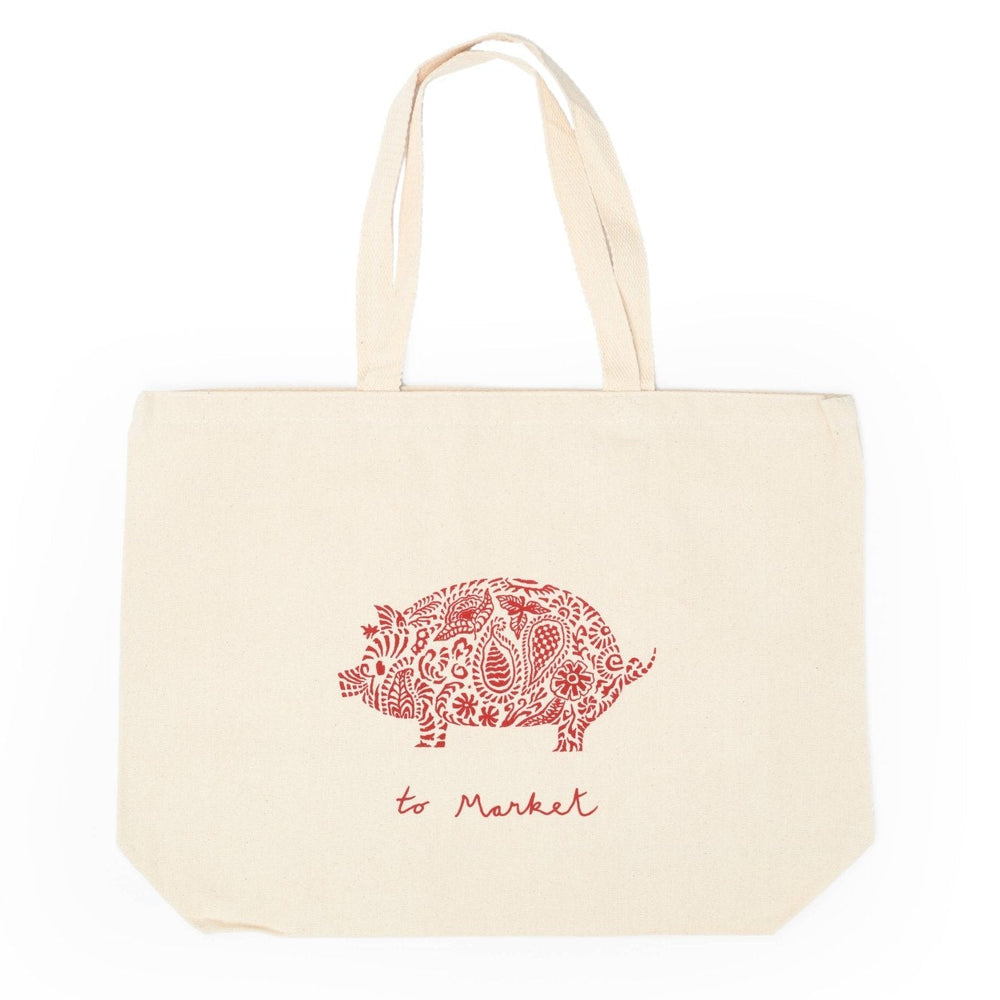 To market shopper - Pink Pig