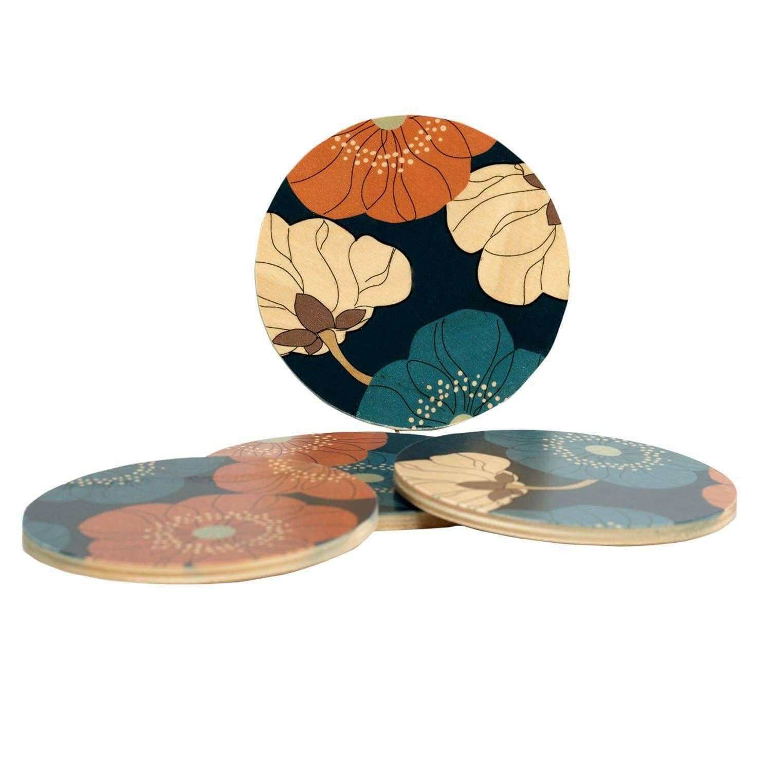 Wolfum Studio Alice Blue Coasters