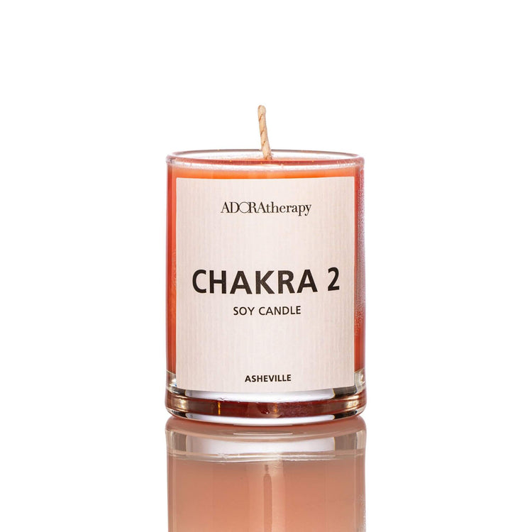 Adoratherapy - Adoratherapy Sacral Chakra Meditation Candle - Pink Pig