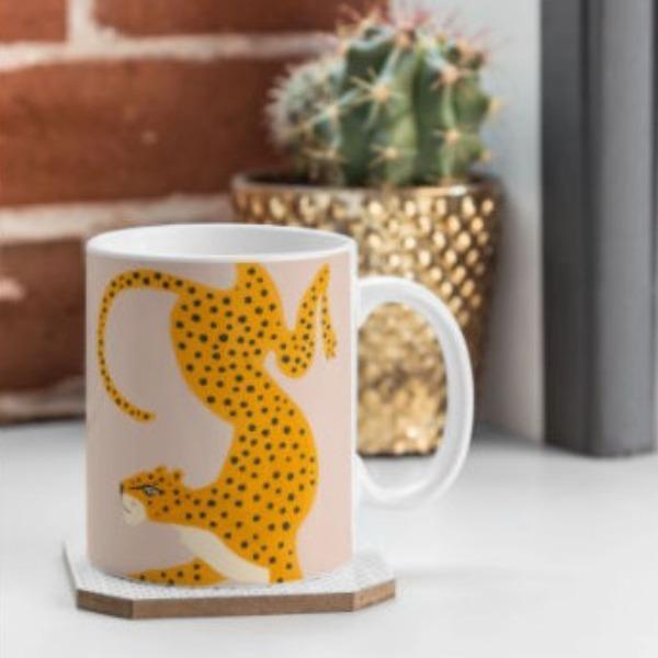 
                  
                    Leopard Race Coffee Mug - Pink Pig
                  
                