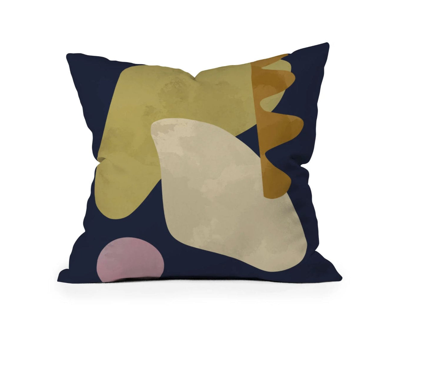 Monochrome Decorative Pillow - Pink Pig