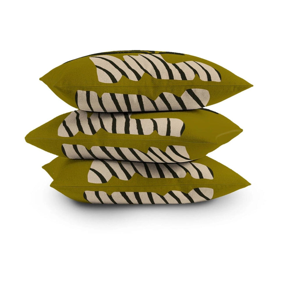 
                  
                    Wavy Fern Modern Throw Pillows - Pink Pig
                  
                