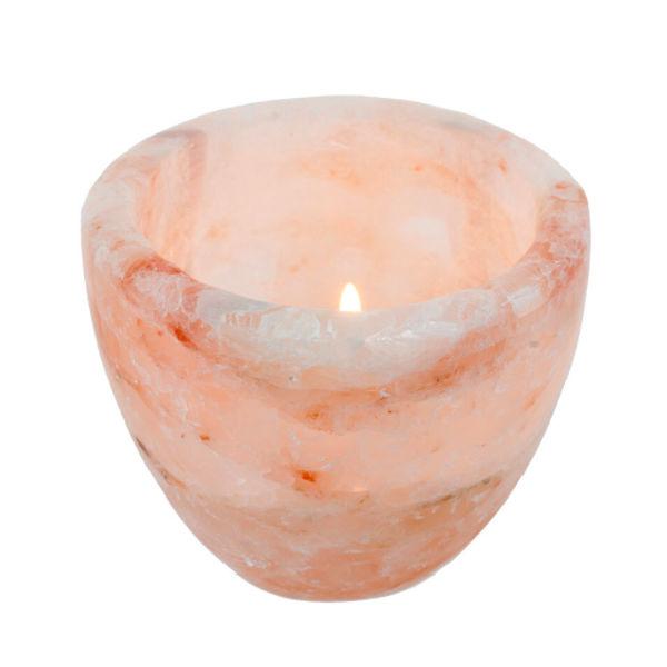 Himalayan Rock Salt Votive - Pink Pig