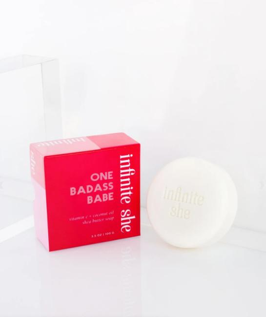 One Badass Babe Shea Butter Soap - Pink Pig