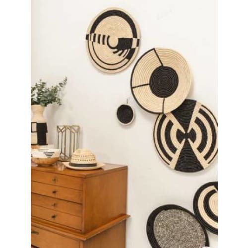 
                  
                    Kazi Goods Abstract Black Raffia Plate - Pink Pig
                  
                
